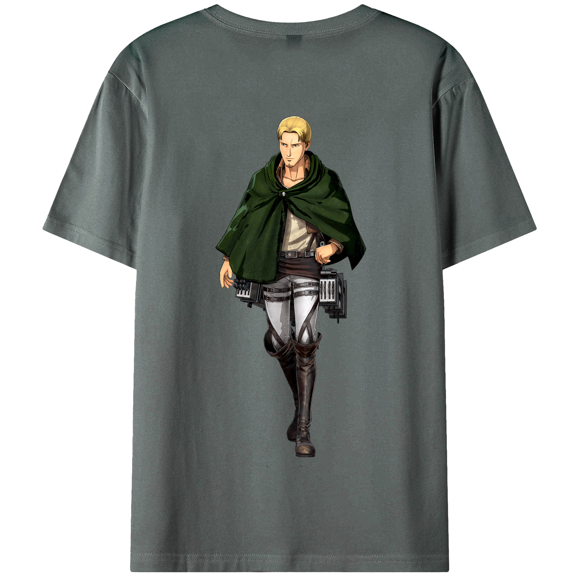 （画像用） 進撃の巨人 Attack on Titan 綿100％半袖Tシャツ（背面プリント）